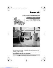 Panasonic KX-TG5240AL Operating Instructions Manual