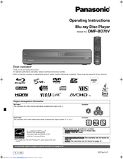 Panasonic Dmp Bd70vk Manuals Manualslib