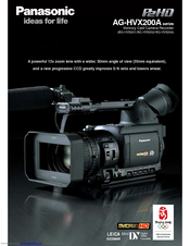 Panasonic AG AG-HVX200A Brochure & Specs
