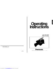 Panasonic AW-F575E Operating Instructions Manual