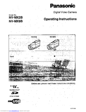 Panasonic NV-MX8B Operating Instructions Manual