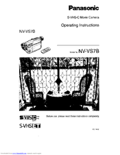 Panasonic NV VS 7 B Operating Instructions Manual
