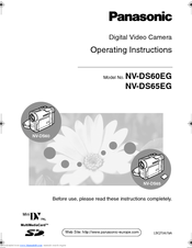 Panasonic NV-DS60 Operating Instructions Manual