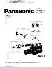 Panasonic NV-MS4A Operating Instructions Manual