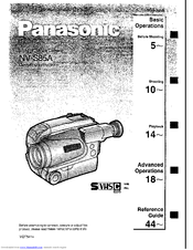 Panasonic NV-S85A Operating Instructions Manual