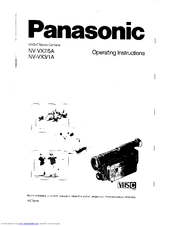 Panasonic NV-VX7A Operating Instructions Manual