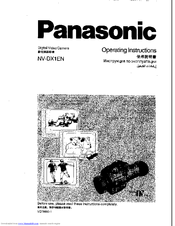 Panasonic NV-DX1EN Operating Instructions Manual