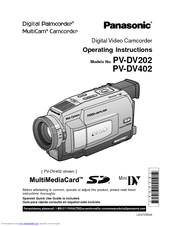 Agfa Panasonic PV-DV402D Mini DV Camcorder w/ Charger 2 Batteries Bag Tested Working 