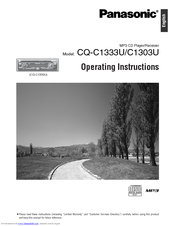 Panasonic C1303U Operating Instructions Manual
