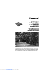 Panasonic CY-PAD1003U Operating Instructions Manual