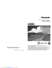 Panasonic CQ-C7300N Operating Instructions Manual