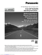 Panasonic CQ-DFX202N Operating Instructions Manual
