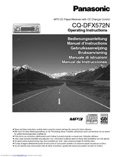 Panasonic CQ-DFX572N Operating Instructions Manual