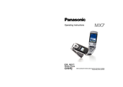 Panasonic MX7 Operating Instructions Manual