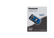 Panasonic SA7 Operating Instructions Manual