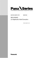 Panasonic PanaXSeries MN103S65G User Manual