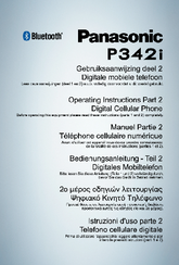Panasonic P342i Operating Instructions Manual