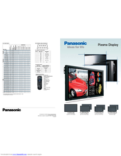 Panasonic TH-42PHD7WS Brochure & Specs