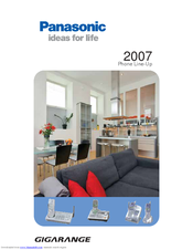 Panasonic Gigarange TG1843ALS Brochure & Specs