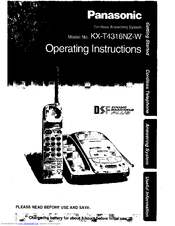Panasonic KX-T4316NZ-W Operating Instructions Manual