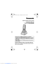 Panasonic KX-TCA181E Installation Manual