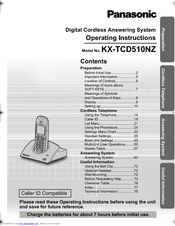 Panasonic KX-TCD510NZ Operating Instructions Manual