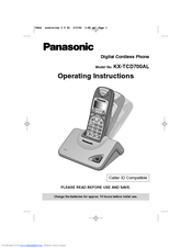 Panasonic KX-TCD700AL Operating Instructions Manual