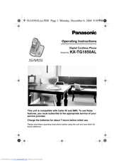 Panasonic KX-TG1850ALT Operating Instructions Manual