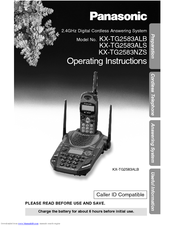 Panasonic KX-TG2583ALB Operating Instructions Manual