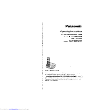 Panasonic KX-TG4612HK Operating Instructions Manual