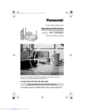 Panasonic KX-TG5050C Operating Instructions Manual