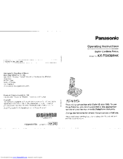 Panasonic KX-TG8200HK Operating Instructions Manual