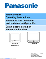 Panasonic CT 27HL14 Operating Instructions Manual