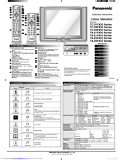 Panasonic TC-21FX20 Series Operation Manual