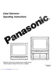 Panasonic CT-35G20T Operating Instructions Manual