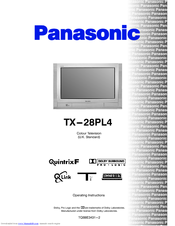 Panasonic QuintrixF TX-28PK2 Operating Instructions Manual