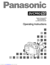 Panasonic AJ-D910WBP Operating Instructions Manual