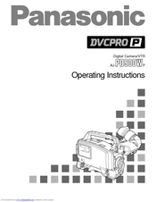Panasonic AJ-PD900WP Operating Instructions Manual