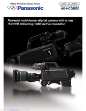 Panasonic AKHC3500 - MULTI FORMAT CAMERA Brochure & Specs