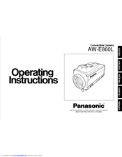 Panasonic AW-E860L Operating Instructions Manual