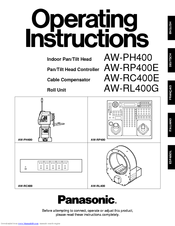 Panasonic AW-RC400E Operating Instructions Manual