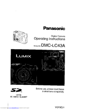 Panasonic Lumix DMC-LC43A Operating Instructions Manual