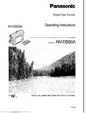 Panasonic NV-DS55A Operating Instructions Manual