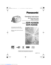 Panasonic SDR-H20EB Operating Instructions Manual