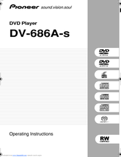 Pioneer DV-686A-s Operating Instructions Manual
