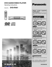 Panasonic DVD-RA61 Operating Instructions Manual