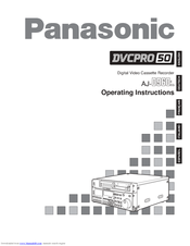 Panasonic DVCPRO 50 AJ-D960 Bedienungsanleitung