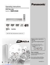 Panasonic Diga DMR-ES20 Operating Instructions Manual