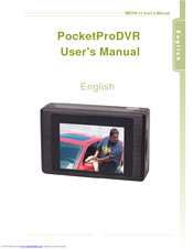 Panasonic PocketProDVR MDVR-12 User Manual