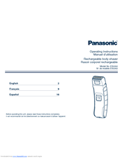 Panasonic ES2262A Operating Instructions Manual